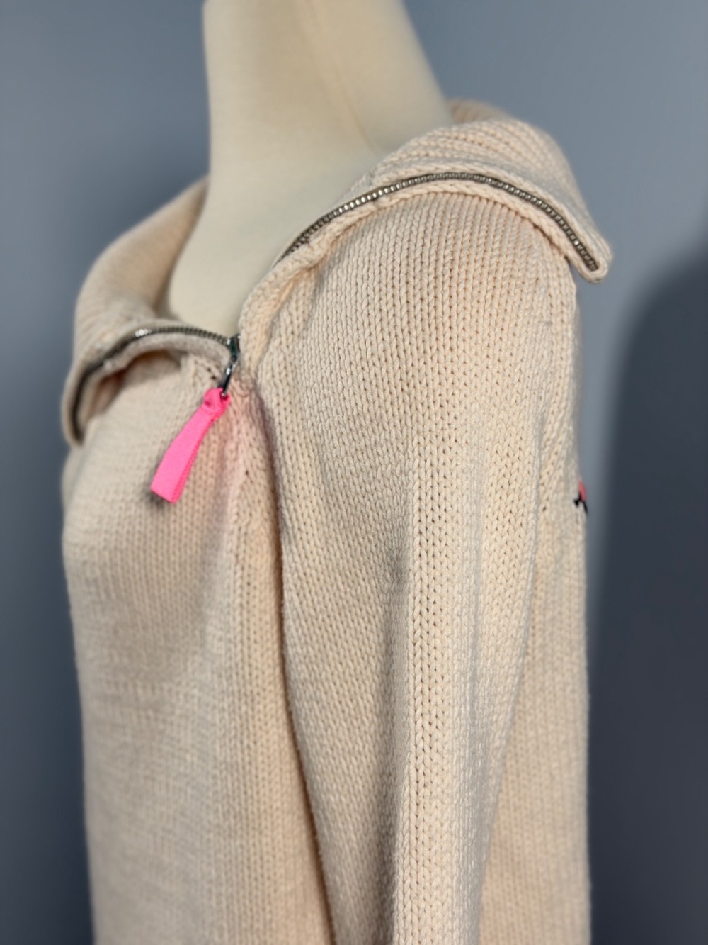 NWOT Knit Starlight Zip Up Sweater - Picture 6 of 6